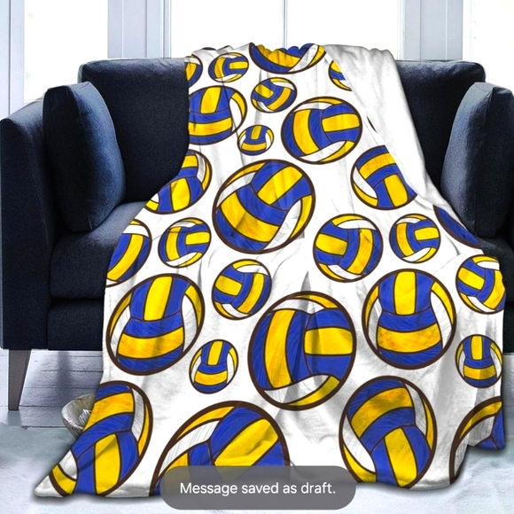 Ngzhyad Volleyball Blanket - 50"x40" - Picture 4 of 4